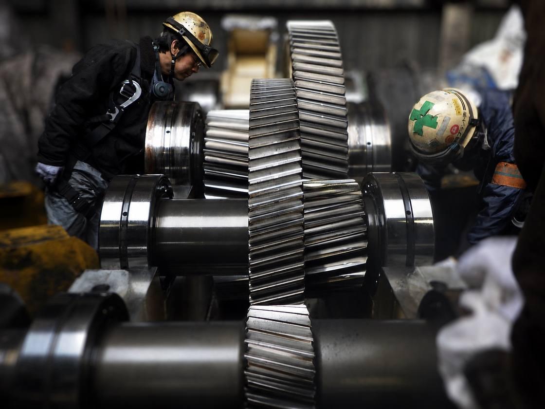 減速機 O/H及び据付 写真1